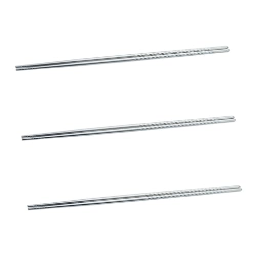 CLISPEED 3 Paare Stäbchen Extra Rutschfest Für Kochen Braten Hot Pot Küchenbesteck Für Zuhause Restaurant CLISPEED 3 Paare Stäbchen Extra Rutschfest Für Kochen Braten Hot Pot Küchenbesteck Für Zuhause Restaurant von CLISPEED