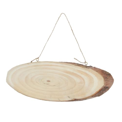CLISPEED 3 STÜCKE Ovaler Holz Hängeschild Kiefer für DIY Bastelprojekte Längen von für Rustikale Hochzeitsdekorationen und Kreative Kunstwerke von CLISPEED