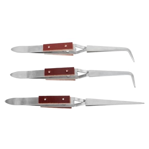 CLISPEED 3 Stück Automatische Rückfederung rutschfeste Oberfläche für Schmuckherstellung Glasarbeiten und Elektronikreparatur Komfortable Handhabung und Vielseitige Anwendung CLISPEED 3 Stück Automatische Rückfederung rutschfeste Oberfläche für Schmuckherstellung Glasarbeiten und Elektronikreparatur Komfortable Handhabung und Vielseitige Anwendung von CLISPEED