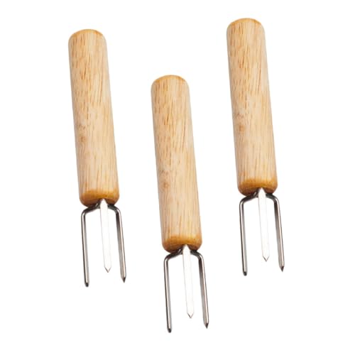 CLISPEED 3 Stück Edelstahl Maisgabeln mit Holzgriff Teiliges Langlebige Bbq Spieße für Grill Snacks und Obst Rostfrei Handliche Maishalter für Picknick und Grillfeier CLISPEED 3 Stück Edelstahl Maisgabeln mit Holzgriff Teiliges Langlebige Bbq Spieße für Grill Snacks und Obst Rostfrei Handliche Maishalter für Picknick und Grillfeier von CLISPEED