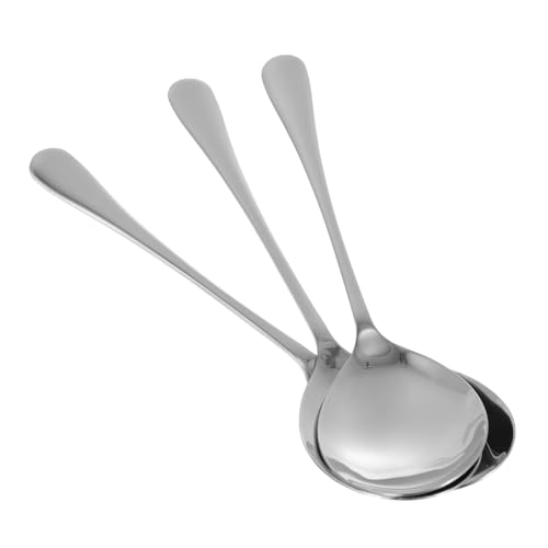 CLISPEED 3 Stück Edelstahl Servierlöffel Große Glatte Esslöffel für Buffet Selbstbedienung Küchenhelfer Spülmaschinengeeignet Robust und Vielseitig Einsetzbar CLISPEED 3 Stück Edelstahl Servierlöffel Große Glatte Esslöffel für Buffet Selbstbedienung Küchenhelfer Spülmaschinengeeignet Robust und Vielseitig Einsetzbar von CLISPEED