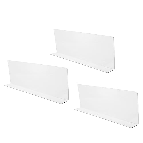 CLISPEED 3 Stück PVC -Magnetstreifen -Seitenplatte Supermarkt-Organisationsregale klarer Fachteiler Planke Regalgestell Separator Regalorganisator Selbstklebende Regalteiler Warenregal Weiß CLISPEED 3 Stück PVC -Magnetstreifen -Seitenplatte Supermarkt-Organisationsregale klarer Fachteiler Planke Regalgestell Separator Regalorganisator Selbstklebende Regalteiler Warenregal Weiß von CLISPEED