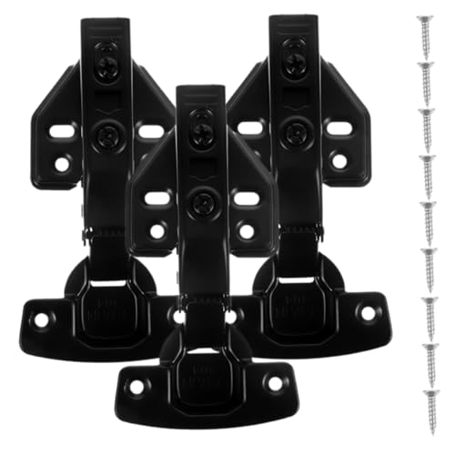 CLISPEED 3 Stück Scharniere für Küchenschränke mit Soft Close Funktion für Rahmenlose Türen Einfache Installation für Moderne Küchen CLISPEED 3 Stück Scharniere für Küchenschränke mit Soft Close Funktion für Rahmenlose Türen Einfache Installation für Moderne Küchen von CLISPEED