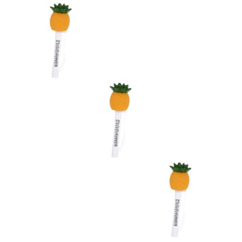 CLISPEED 3 Stück Schwimmendes Poolthermometer Form Ananas Wasserdichtes Temperaturmessgerät für Schwimmbäder Aquarien und Badewannen CLISPEED 3 Stück Schwimmendes Poolthermometer Form Ananas Wasserdichtes Temperaturmessgerät für Schwimmbäder Aquarien und Badewannen von CLISPEED
