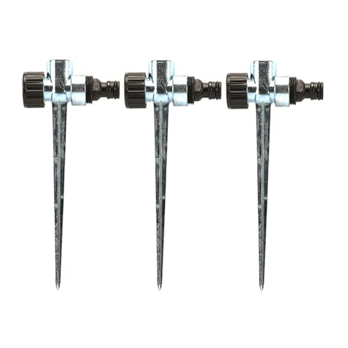 CLISPEED 3 Stück Teiliges Gartensprenger Erdspieß mit Innengewinde Stabile und Tiefe Bodenbefestigung Kompakte Rasensprenger Halterung für Garten Park Einfache und Schnelle CLISPEED 3 Stück Teiliges Gartensprenger Erdspieß mit Innengewinde Stabile und Tiefe Bodenbefestigung Kompakte Rasensprenger Halterung für Garten Park Einfache und Schnelle von CLISPEED