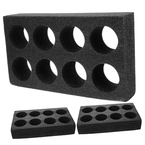CLISPEED 3 Stück Teiliges Getränkehalter Tablett aus Robustem Material Praktisches Takeout Cup Carrier Tray für Kaffee Milchtee und Kalte Getränke Sicherer Transport für Wiederverwendbar von CLISPEED