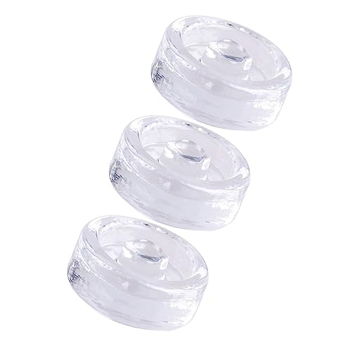 CLISPEED 3 Stück Teiliges Glasgewichte Fermentierdeckel aus Klarem Glas Luftdichtes Fermentierglas Zubehör Geeignet für Einmachgläser zum Sauerkraut und Kimchi Fermentieren von CLISPEED