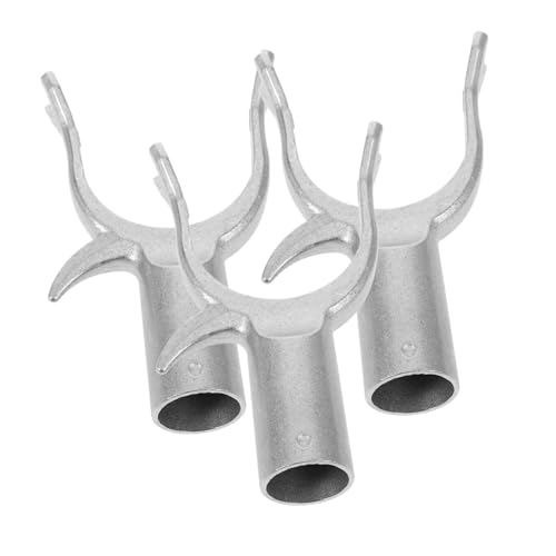 CLISPEED 3 Stück Teiliges Kleiderstangengabel aus Langlebigem Aluminiumlegierung Ersatzteile für Kleiderstangen Vielseitig Einsetzbar zum Aufhängen von Kleidung und Dekoration Einfache von CLISPEED