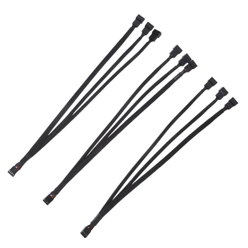 CLISPEED 3 Stück Teiliges Pin Pwm Lüfter Splitter Kabel für Computer Kühlung zu Lüfter Anschlussverlängerung Robuste Verbindung für Effiziente Stromverteilung und Flexible Montage im Pc CLISPEED 3 Stück Teiliges Pin Pwm Lüfter Splitter Kabel für Computer Kühlung zu Lüfter Anschlussverlängerung Robuste Verbindung für Effiziente Stromverteilung und Flexible Montage im Pc von CLISPEED