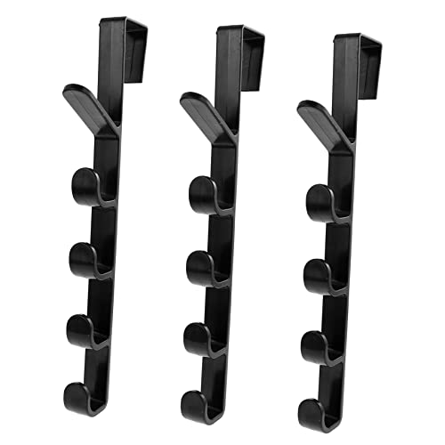 CLISPEED 3 Stück Teiliges Türhaken für Handtücher und Kleidung Multifunktionale Platzsparende Haken ohne Bohren Geeignet für Jacken Schals Hüte mit Eleganter Schwarzer Oberfläche CLISPEED 3 Stück Teiliges Türhaken für Handtücher und Kleidung Multifunktionale Platzsparende Haken ohne Bohren Geeignet für Jacken Schals Hüte mit Eleganter Schwarzer Oberfläche von CLISPEED