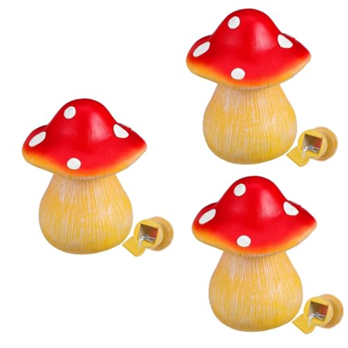CLISPEED 3 Stück Versteckter Schlüsselhalter Pilz Figur Wetterfester Schlüsselversteck für Draußen Dekorative Aufbewahrungsbox Sicheres Geheimfach für Garten und Außenbereich CLISPEED 3 Stück Versteckter Schlüsselhalter Pilz Figur Wetterfester Schlüsselversteck für Draußen Dekorative Aufbewahrungsbox Sicheres Geheimfach für Garten und Außenbereich von CLISPEED
