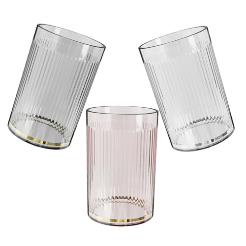 CLISPEED 3 Stück Zahnbürstenbecher aus Robustem Pet Vielseitige Mundspül und Trinkbecher für Badezimmer und Reise Leicht Platzsparend in und Rosa Wiederverwendbar und Einfach zu Reinigen CLISPEED 3 Stück Zahnbürstenbecher aus Robustem Pet Vielseitige Mundspül und Trinkbecher für Badezimmer und Reise Leicht Platzsparend in und Rosa Wiederverwendbar und Einfach zu Reinigen von CLISPEED