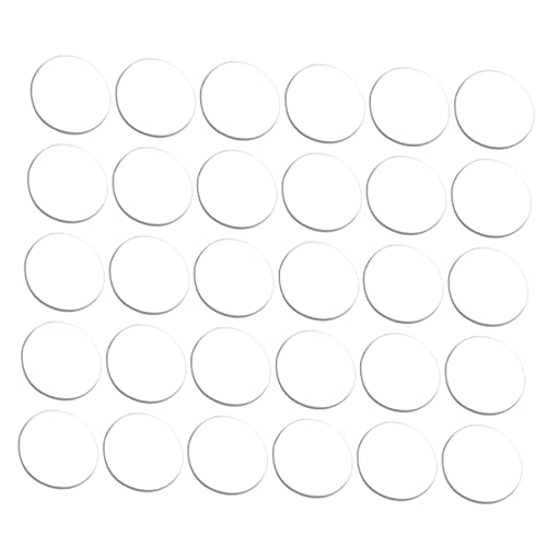 CLISPEED 30 Stück Dichtung fußmatte erdungsmatte Anti- mat mats stuhlauflage Bausatz Rad Stopper Beschützer Fenster Binder Anti-Rutsch-Protektoren Möbelschutzpads Gummi Transparent von CLISPEED