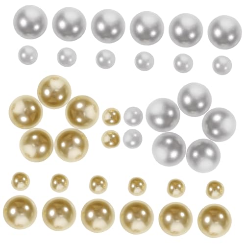 CLISPEED 300 Stück No Hole Perlen Vase Füller Schwimmende Dekoperlen Weiß Mix Stilvolle Vase Füller Deko für Hochzeit Tisch und Heimzierde CLISPEED 300 Stück No Hole Perlen Vase Füller Schwimmende Dekoperlen Weiß Mix Stilvolle Vase Füller Deko für Hochzeit Tisch und Heimzierde von CLISPEED