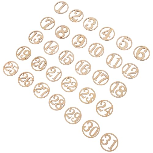 CLISPEED 31 Stück Teiliges Holznummern Unbehandelte Holzscheiben zum Bemalen Zahlenformen für DIY Basteln Lernspielzeug und Festliche Dekoration Geburtstag Hochzeit Weihnachten CLISPEED 31 Stück Teiliges Holznummern Unbehandelte Holzscheiben zum Bemalen Zahlenformen für DIY Basteln Lernspielzeug und Festliche Dekoration Geburtstag Hochzeit Weihnachten von CLISPEED