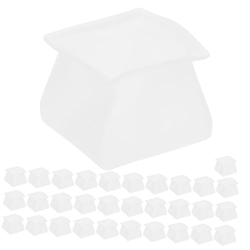 CLISPEED 32stücke Stuhlbein-schutzpolster Aus Silikon Antirutsch-schutzhülle Für Tischbeine rutschfeste Möbelschoner Für Hartholz Laminat Und Vinylböden Passend Für Barhocker Und Esszimmers von CLISPEED