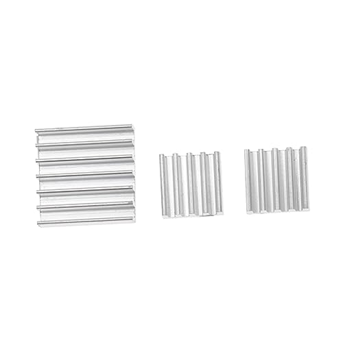 CLISPEED 3Stücke Kühlkörper aus Aluminium für Teiliges Kühlblock Kit mit Wärmeleitendem Klebeband Effizienter Wärmeableitung Passend für Arm Prozessor Lan Controller CLISPEED 3Stücke Kühlkörper aus Aluminium für Teiliges Kühlblock Kit mit Wärmeleitendem Klebeband Effizienter Wärmeableitung Passend für Arm Prozessor Lan Controller von CLISPEED
