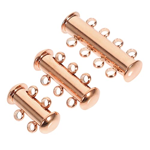 CLISPEED 3Stücke Metallverschluss für Armbänder Langlebige Schmuckverschlüsse Roségold für DIY Schmuckherstellung für Perlenarmbänder CLISPEED 3Stücke Metallverschluss für Armbänder Langlebige Schmuckverschlüsse Roségold für DIY Schmuckherstellung für Perlenarmbänder von CLISPEED
