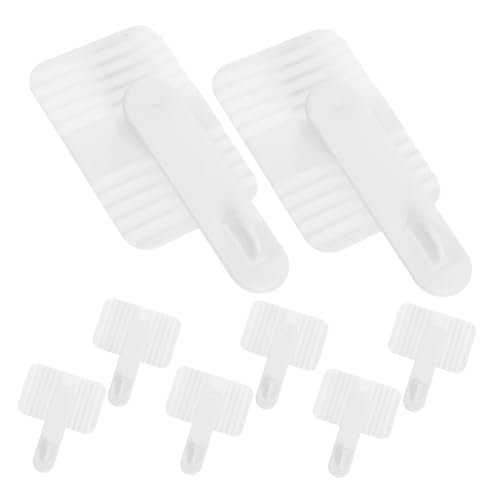 CLISPEED 4 Paare Verstellbare Air Conditioner Deflektor Clips Luftstromlenker mit Sicherem Clip für Wohn und Bürobereiche Kompatibel Verhindert Direkte Luftzufuhr Verbessert von CLISPEED