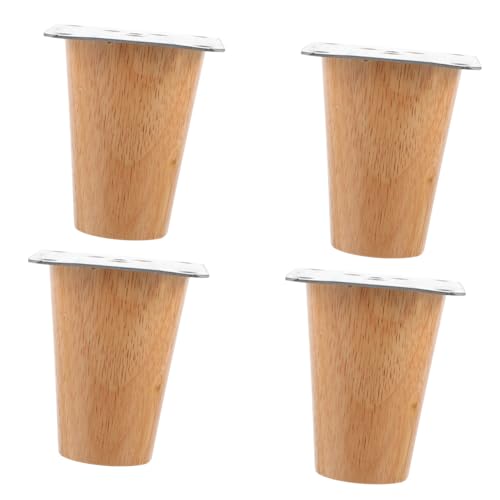 CLISPEED 4 Sätze Massivholz Möbelfüße Nordic Stil Robust und Handpoliert Ersatz für Sofa Schrank Couchtisch Mit Montageschrauben Feuchtigkeitsresistent Für Wohnzimmer und Büro CLISPEED 4 Sätze Massivholz Möbelfüße Nordic Stil Robust und Handpoliert Ersatz für Sofa Schrank Couchtisch Mit Montageschrauben Feuchtigkeitsresistent Für Wohnzimmer und Büro von CLISPEED