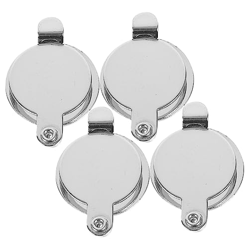 CLISPEED 4 Stück Anti-sight-türspiegelabdeckung Sicht Türspion-stecker Gucklochabdeckungen Für Die Tür Guckloch Verdeckt Wohnung Türlochabdeckung Coop Türschutz Beschützer Nur Silber Kupfer von CLISPEED
