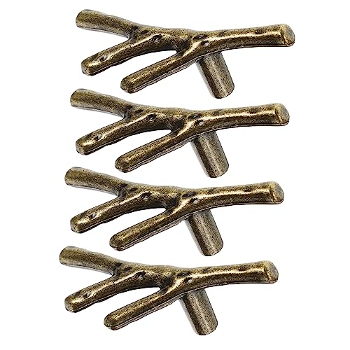 CLISPEED 4 Stück Baumzweig Schrankknöpfe Vintage Dresser Griffe für Kommode und Schranktüren Dekorative Möbelbeschläge CLISPEED 4 Stück Baumzweig Schrankknöpfe Vintage Dresser Griffe für Kommode und Schranktüren Dekorative Möbelbeschläge von CLISPEED
