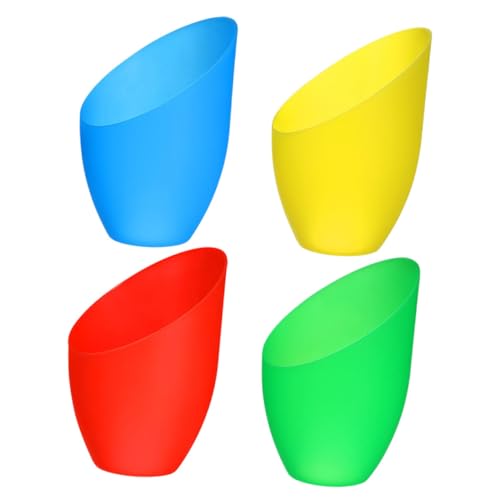 CLISPEED 4 Stück Bunte Kunststoff Lampenschirme Hufeisenform Ersatz Lampenschirm für Tischlampen Mittelöffnung Dekorativer Schreibtisch Lampenschirm in Rot Blau Gelb Grün CLISPEED 4 Stück Bunte Kunststoff Lampenschirme Hufeisenform Ersatz Lampenschirm für Tischlampen Mittelöffnung Dekorativer Schreibtisch Lampenschirm in Rot Blau Gelb Grün von CLISPEED