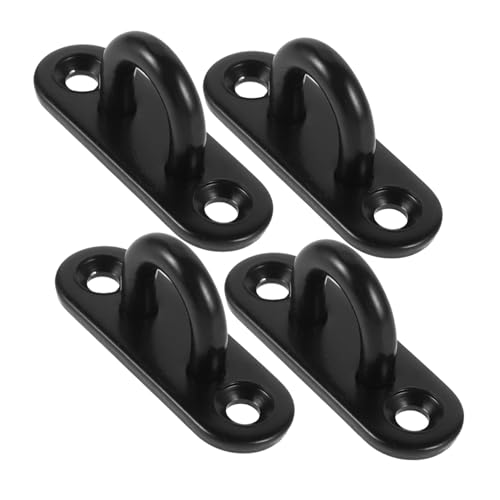 CLISPEED 4 Stück Edelstahl Pad Eye Plate Haken Schwere Decken Wandhaken Robust Kompakt Installieren Vielseitig für Hängesysteme Hängekörbe und Schwere Lasten Geeignet CLISPEED 4 Stück Edelstahl Pad Eye Plate Haken Schwere Decken Wandhaken Robust Kompakt Installieren Vielseitig für Hängesysteme Hängekörbe und Schwere Lasten Geeignet von CLISPEED