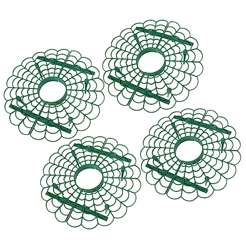 CLISPEED 4 Stück Erdbeer Pflanzenstützen Teiliges Stabiler Pflanzturm für Erdbeeren Balkon Gartenstütze zur Verbesserung Luftzirkulation und Unterstützung von Kletterpflanzen von CLISPEED