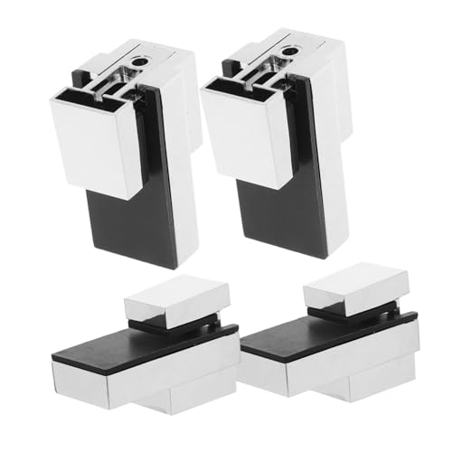 CLISPEED 4 Stück Glasregalhalterung Teiliges Hochbelastbare Metallhalterung für Badezimmer Küche Glasbodenträger Stabile Wandhalterung mit Starker Haftung für Glasregale und von CLISPEED