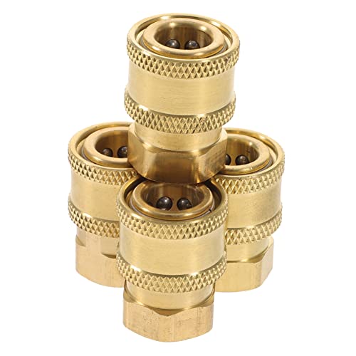 CLISPEED 4 Stück Hochdruckschlauchadapter Schnellverbinder für Gartenschlauch Hochdruckreiniger und Sprühgeräte Effiziente Verbindung ohne Leckagen von CLISPEED