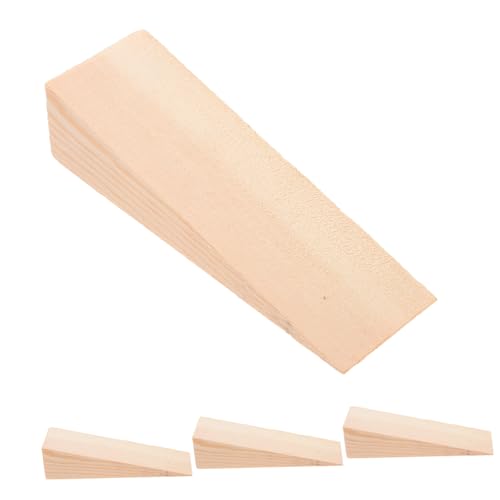 CLISPEED 4 Stück Holzkeile Dreieckige Türstopper aus für Innenbereich Multifunktionale Wedge Blocks zur Tür und Möbelstabilisierung für Verschiedene Anwendungen CLISPEED 4 Stück Holzkeile Dreieckige Türstopper aus für Innenbereich Multifunktionale Wedge Blocks zur Tür und Möbelstabilisierung für Verschiedene Anwendungen von CLISPEED