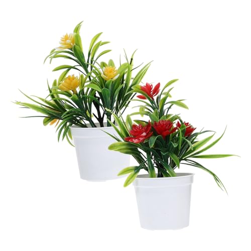 CLISPEED 4 Stück Künstliche Pflanzen im Realistische Kleine Bonsai Deko Langlebige Kunststoff Topfpflanzen für Tisch Büro Natürliche Pflanzen Dekoration CLISPEED 4 Stück Künstliche Pflanzen im Realistische Kleine Bonsai Deko Langlebige Kunststoff Topfpflanzen für Tisch Büro Natürliche Pflanzen Dekoration von CLISPEED