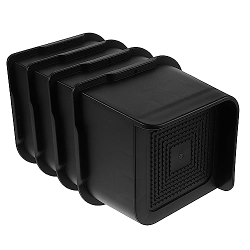 CLISPEED 4 Stück Möbelerhöher Rutschfestem Erhöhung für Bett Tisch Couch und Stuhl Stabiler Fußschutz gegen Kratzer und Rutschen Einfache Installation ohne Bohren von CLISPEED