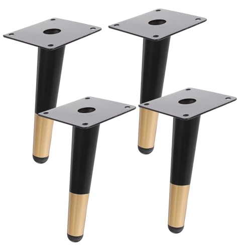 CLISPEED 4 Stück Möbelfüße Metall Schräg Höhe Schwarz Gold Ersatz Beine für Sofa Nachttisch Schrank DIY Möbelstützen Stabil Modern CLISPEED 4 Stück Möbelfüße Metall Schräg Höhe Schwarz Gold Ersatz Beine für Sofa Nachttisch Schrank DIY Möbelstützen Stabil Modern von CLISPEED