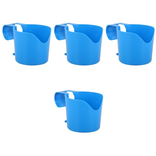 CLISPEED 4 Stück Pool Getränkehalter Kunststoff Robuster und Praktischer Cup Holder für Poolrand Design kein Werkzeug Erforderlich für Flaschen Dosen für Am Wasser CLISPEED 4 Stück Pool Getränkehalter Kunststoff Robuster und Praktischer Cup Holder für Poolrand Design kein Werkzeug Erforderlich für Flaschen Dosen für Am Wasser von CLISPEED