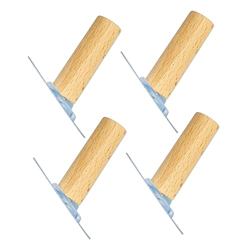 CLISPEED 4 Stück Praktische Holz Haken für Wand Selbstklebende Dekorative Aufbewahrung für Hüte Handtücher Kleidung Multifunktionale Haken aus Hochwertigem Buchenholz CLISPEED 4 Stück Praktische Holz Haken für Wand Selbstklebende Dekorative Aufbewahrung für Hüte Handtücher Kleidung Multifunktionale Haken aus Hochwertigem Buchenholz von CLISPEED