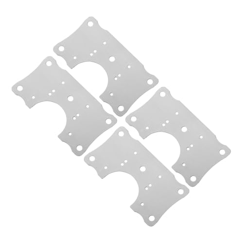 CLISPEED 4 Stück Teiliges Edelstahl Scharnier Reparatur Schranktür Befestigungsschrauben Küchenschrank Scharnier Reparaturplatten für Möbel Türen CLISPEED 4 Stück Teiliges Edelstahl Scharnier Reparatur Schranktür Befestigungsschrauben Küchenschrank Scharnier Reparaturplatten für Möbel Türen von CLISPEED