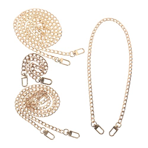 CLISPEED 4 Stück Teiliges Flaches Handtaschen Kettenband in Gold Strapazierfähig und Verschleißfest DIY Ersatzkette für Schulter und Umhängetasche Geeignet für Damenhandtaschen und CLISPEED 4 Stück Teiliges Flaches Handtaschen Kettenband in Gold Strapazierfähig und Verschleißfest DIY Ersatzkette für Schulter und Umhängetasche Geeignet für Damenhandtaschen und von CLISPEED