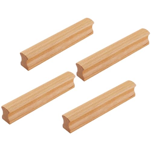 CLISPEED 4 Stück Teiliges Holzgriffe Schränke Massivholz Schubladengriffe Lochabstand für Kleiderschrank Kommode Schrank Türgriffe Wardrobe Door Handles Wooden Cabinet Pulls CLISPEED 4 Stück Teiliges Holzgriffe Schränke Massivholz Schubladengriffe Lochabstand für Kleiderschrank Kommode Schrank Türgriffe Wardrobe Door Handles Wooden Cabinet Pulls von CLISPEED