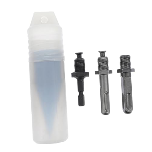 CLISPEED 4 Stück Teiliges Holzspalter Bohrkegel Kegelbohrer für Elektrische Bohrmaschine mit Rutschfestem Design Hoher Härte und Effizientem Brennholzspalten für Haushalt und Handwerk von CLISPEED