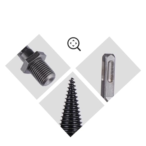 CLISPEED 4 Stück Teiliges Holzspalter bohrerset mit Rutschfestem Rillen design Hochharter Verschleißfester Holzbohrer für Elektroschrauber und Bohrmaschinen Langlebig und Präzise für CLISPEED 4 Stück Teiliges Holzspalter bohrerset mit Rutschfestem Rillen design Hochharter Verschleißfester Holzbohrer für Elektroschrauber und Bohrmaschinen Langlebig und Präzise für von CLISPEED