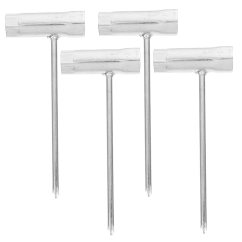 CLISPEED 4 Stück Teiliges Kettensägen werkzeugset Verstellbar mit Zündkerzenschlüssel und Steckschlüssel für Präzise Kettensägenreparatur Leicht und Kompakt für Mobile Wartung und von CLISPEED