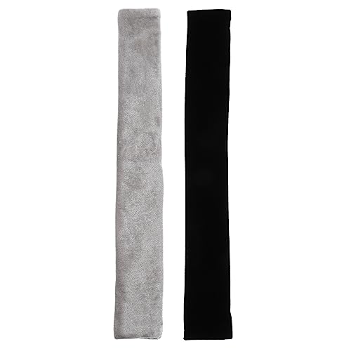 CLISPEED 4 Stück Teiliges Kühlschrankgriff Abdeckungen Schutz für Kühlschrank Mikrowellen und Gefriergerätegriffe Stylisches Design Schwarz und Schützt vor Flecken und Fingerabdrücken von CLISPEED