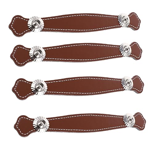CLISPEED 4 Stück Teiliges Ledergriff Koffer und Möbel Langlebige Pull Griffe mit Lochabstand Robustes Elegantes Design Praktische und Dekorative Lederschlaufen für Möbel und Gepäck CLISPEED 4 Stück Teiliges Ledergriff Koffer und Möbel Langlebige Pull Griffe mit Lochabstand Robustes Elegantes Design Praktische und Dekorative Lederschlaufen für Möbel und Gepäck von CLISPEED