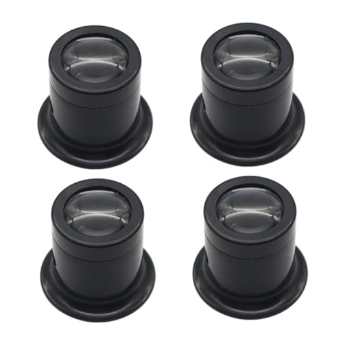 CLISPEED 4 Stück Teiliges Lupe zum Tragen Präzisions Reparatur Werkzeug für Uhren und Schmuck Leichtes Langlebiges Kunststoff Magnifizierglas für Detailarbeiten und Handwerk von CLISPEED