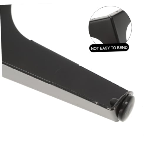 CLISPEED 4 Stück Teiliges Möbelbein Metall Dreieckige Sofabeine Schwarz Stabiler Ersatz Stützfüße für Kommode Stuhl und Möbel DIY von CLISPEED