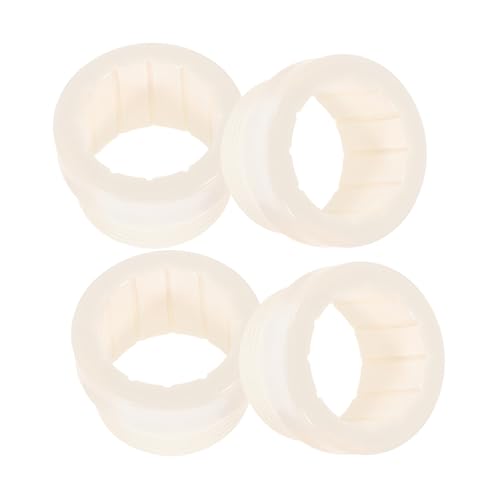 CLISPEED 4 Stück Teiliges Poolschirm Stabilisator Adapter Gewindeeinsatz für Schirmstangen Weiß für Terrasse Pool und Strand Einfach zu Montieren Windstabil von CLISPEED