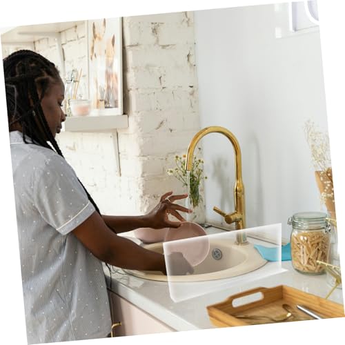 CLISPEED 4 Stück Teiliges Spritzschutz für Badewannen und Waschbecken Ecken Transparente Eckschutzleiste Wasserabweisender Duschschutz Einfach zu Montieren Langlebig und Leicht zu Reinigen CLISPEED 4 Stück Teiliges Spritzschutz für Badewannen und Waschbecken Ecken Transparente Eckschutzleiste Wasserabweisender Duschschutz Einfach zu Montieren Langlebig und Leicht zu Reinigen von CLISPEED