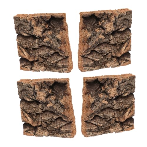 CLISPEED 4stücke Reptilien-Terrarium-dekor Kletterwand Und Versteckhöhle Aus Baumrinde Sonnenplattform Für Schlangen Spinnen Und Geckos Robustes Terrarium-zubehör Mit Müheloser CLISPEED 4stücke Reptilien-Terrarium-dekor Kletterwand Und Versteckhöhle Aus Baumrinde Sonnenplattform Für Schlangen Spinnen Und Geckos Robustes Terrarium-zubehör Mit Müheloser von CLISPEED